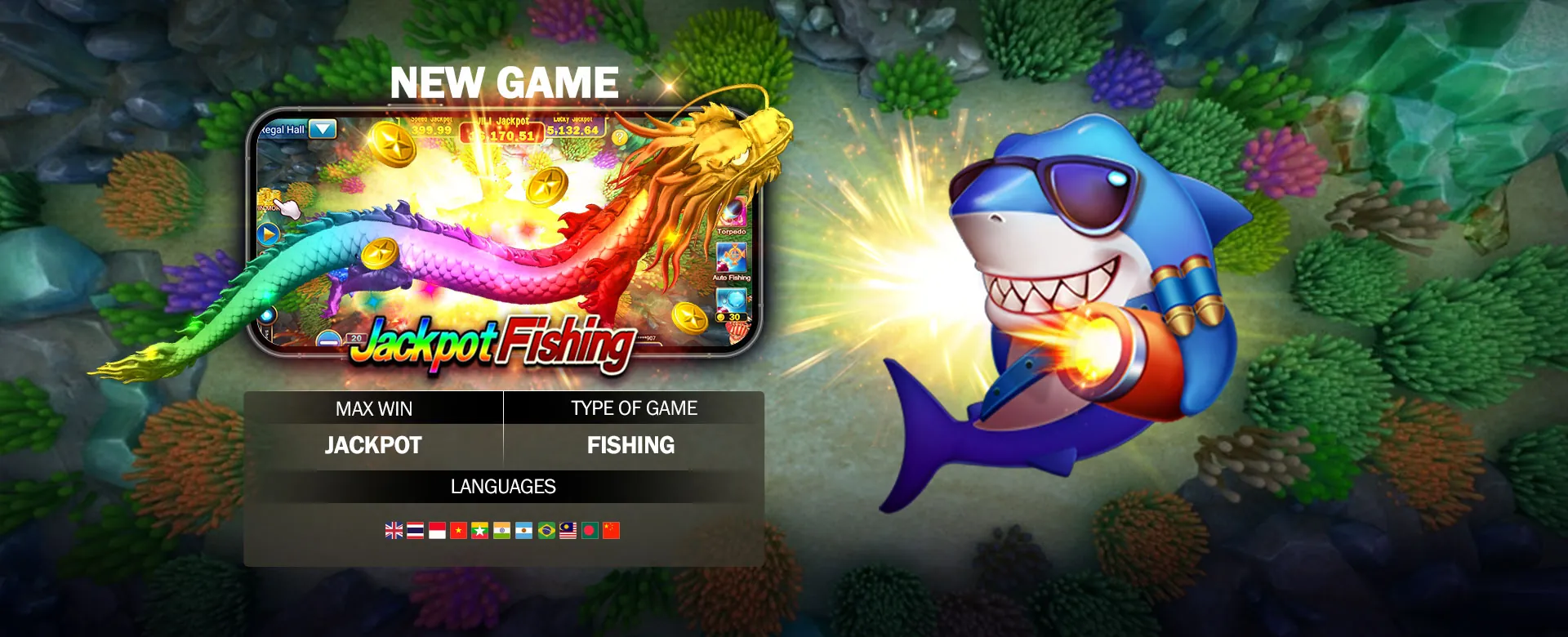 Winph FAQ Hero Banner with online casino games and golden accents