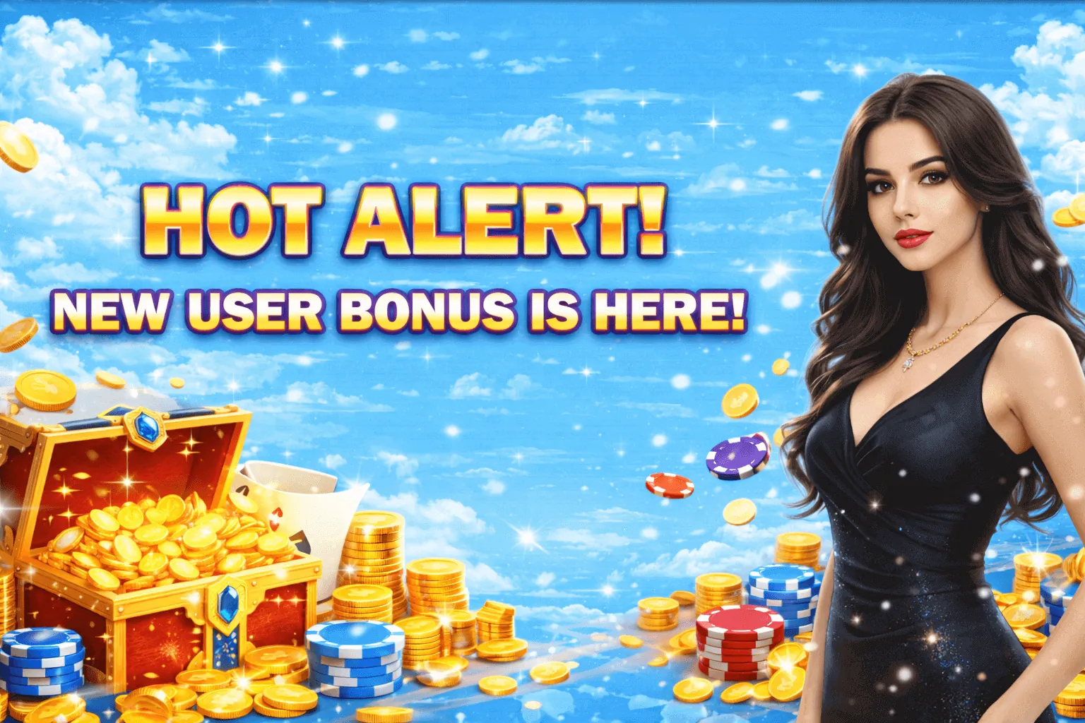Welcome bonus banner with golden coins and a 'Claim Now' button, enticing new WinPH players